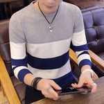 Korea Grey Sweaters And Pullovers Men