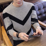 Korea Grey Sweaters And Pullovers Men