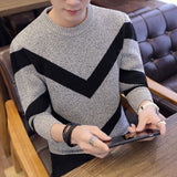 Korea Grey Sweaters And Pullovers Men