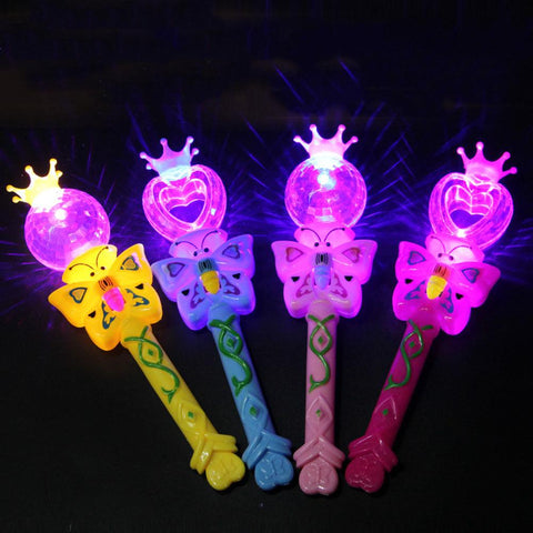 Cartoon Butterfly LED Luminous Stick Magic Projection