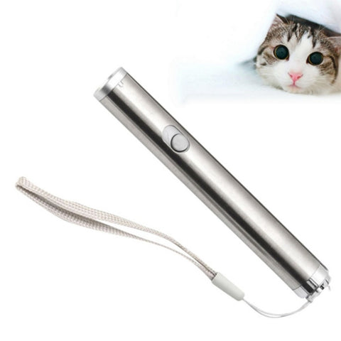 Nicrew New Laser Funny Cat Stick Cool 2 In1 Red Laser Pointer Pen