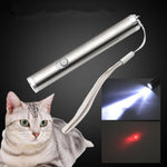 Nicrew New Laser Funny Cat Stick Cool 2 In1 Red Laser Pointer Pen