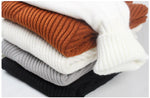 Turtleneck Sweater Men Wool Pullover Mens Sweaters Stripe